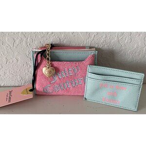 Juicy Couture Gelato‎ On The Beach Bifold W/Pullout Wallet Pink Lemonade Pastel